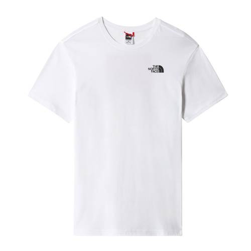 The North Face M SS Red Box Tee Blanc