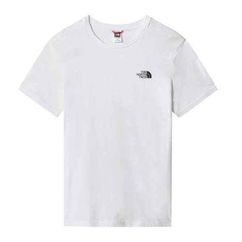 The North Face M SS Simple Dome Tee Blanc