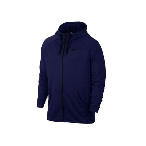 Nike Dry FZ Fleece Hoodie Trening Bleu marine