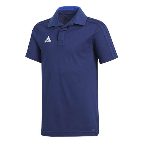 Adidas Polo Blanc,Bleu marine