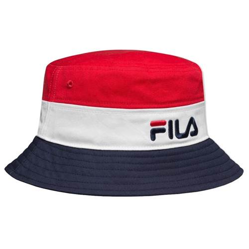 Fila Blocked Bucket Hat Rouge,Bleu,Blanc
