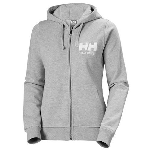 Helly Hansen HH Logo Full Zip Hoodie Gris