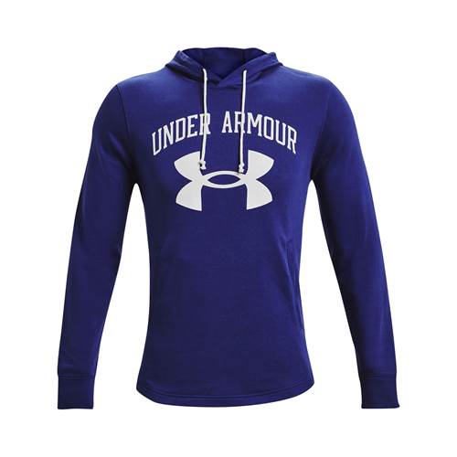 Under Armour Rival Terry Big Logo Hoodie Violet