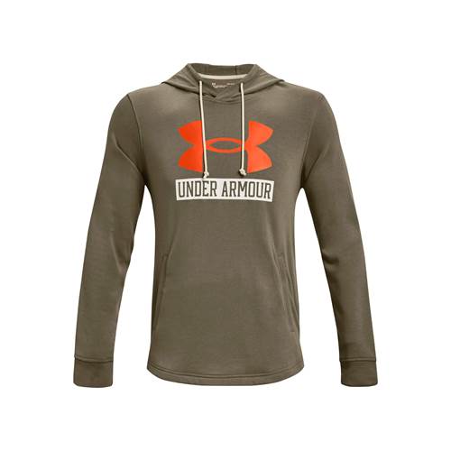 Under Armour Rival Terry Logo Hoodie Beige