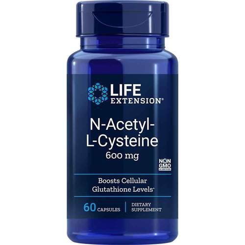 Compléments alimentaires Life Extension N-acetylo-l-cysteina