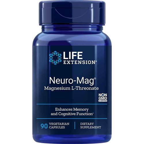 Life Extension Neuromag Magnesium L Threonate Bleu marine