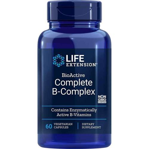 Life Extension Bioactive Complete Bcomplex Bleu marine