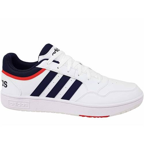 Adidas Hoops 30 Blanc,Bleu marine,Rouge