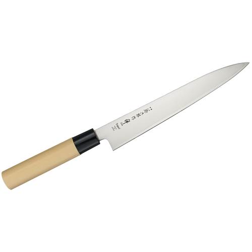 Tojiro Nóż Uniwersalny Stalowy Zen Dąb Big Kremowy 21 CM Beige,Argent