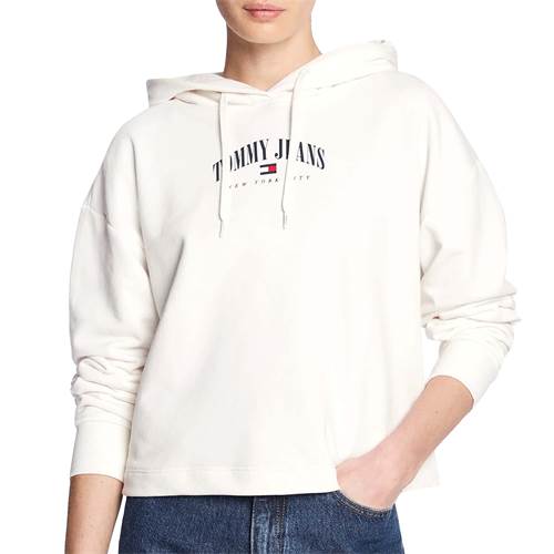Tommy Hilfiger Tommy Jeans Hoodie Blanc