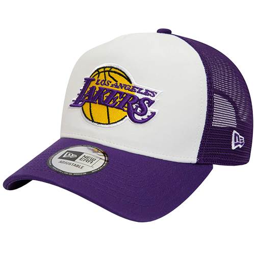 New Era A-frame Los Angeles Lakers Cap Blanc,Violet