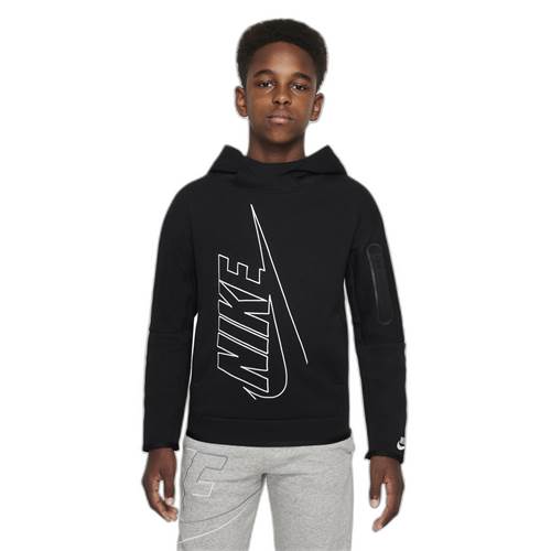 Nike Tech Fleece Pullover Graphic Hoodie Noir
