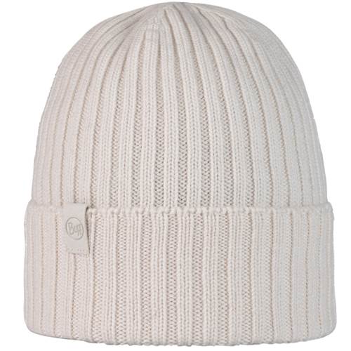 Buff Norval Knitted Hat Beanie Blanc