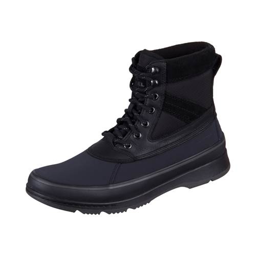 Sorel Ankeny Ii Boot Black Jet Suede Leather Textil Noir