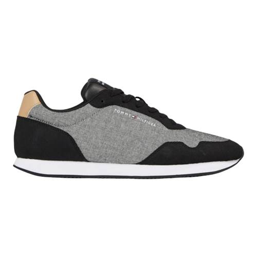 Tommy Hilfiger LO RUNNER MIX CHAMBRAY Noir,Gris