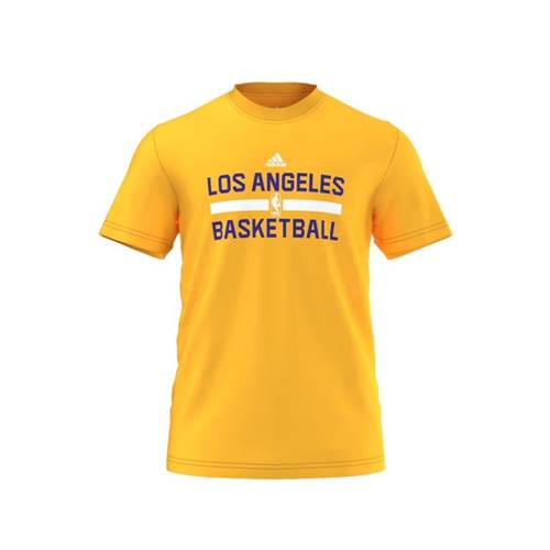 Adidas Wntr Hps Game T Los Angeles Lakers Jaune