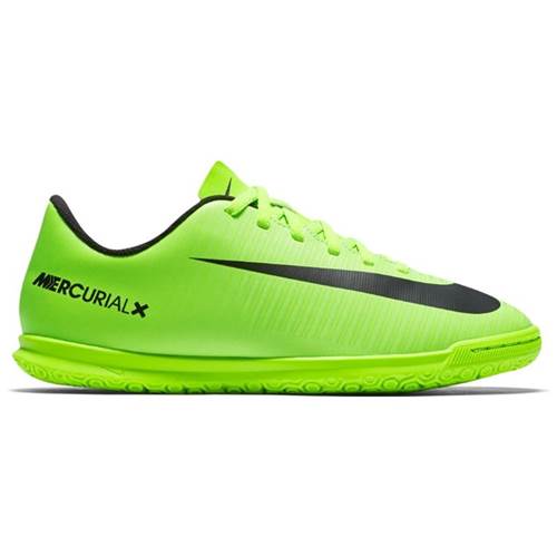 Nike Junior Mercurialx Vortex Iii IC Vert clair,Noir
