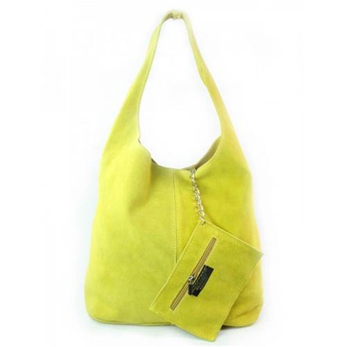 Vera Pelle Shopper Bag XL A4 Jaune