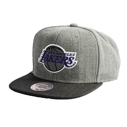 Mitchell & Ness Mitchell Ness Heather Reflective Los Angeles Lakers Snapback INTL094LALAKE