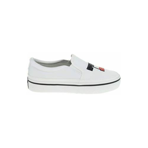Tommy Hilfiger Sequins Flatform Sneakers White FW0FW02796100