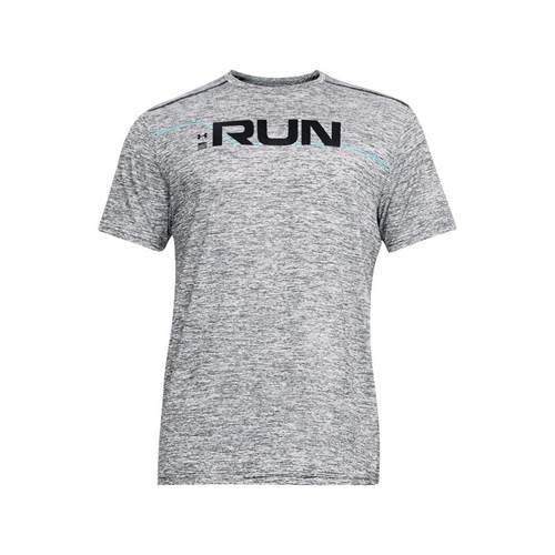 Under Armour Run Front Graphic SS Gris