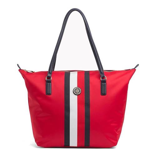 Tommy Hilfiger Poppy Tote Corp Stri AW0AW05795902
