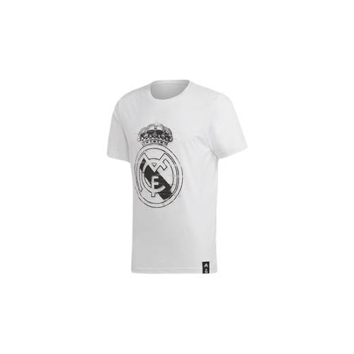 Adidas Real Madrid Dna Graphic Tee Blanc