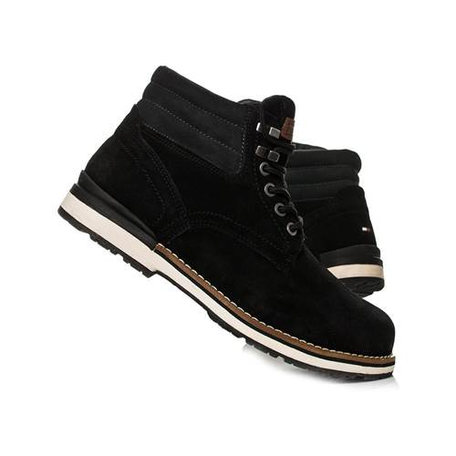 Tommy Hilfiger Outdoor Suede Boot Shearling 01992BLACKFUT