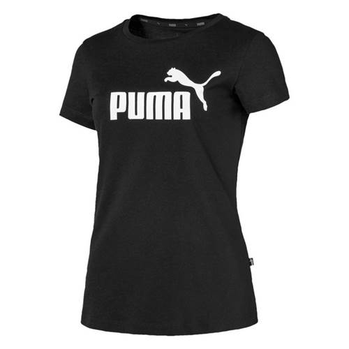 Puma Ess Logo Tee Noir