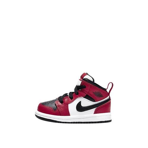 Nike Air Jordan 1 Mid TD Chicago Black Toe 640735069