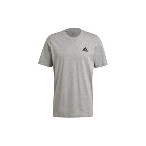 Adidas Essentials Embroidered Small Logo Tee Gris
