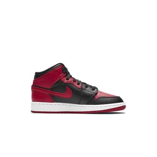 Nike Jordan 1 Mid Banned 2020 GS Noir,Rouge