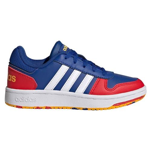 Adidas JR Hoops 20 Rouge,Bleu