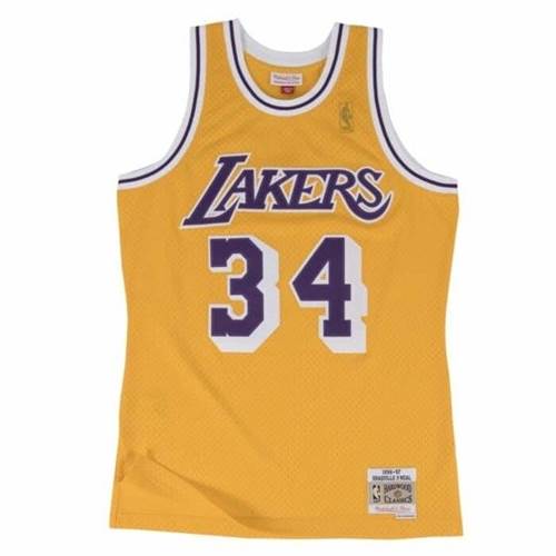Mitchell & Ness Ness Nba LA Lakers Shaquille Oneal Swingman Jaune