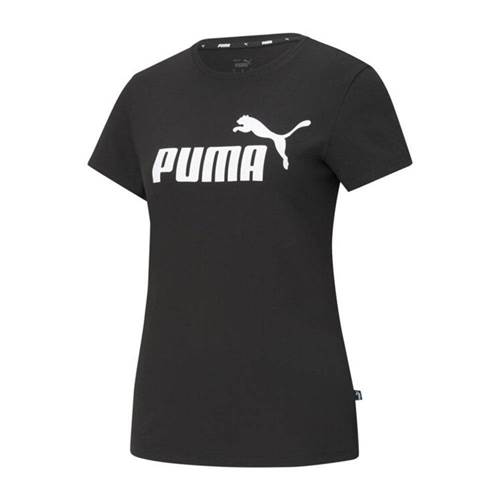 Puma Ess Logo Tee Noir