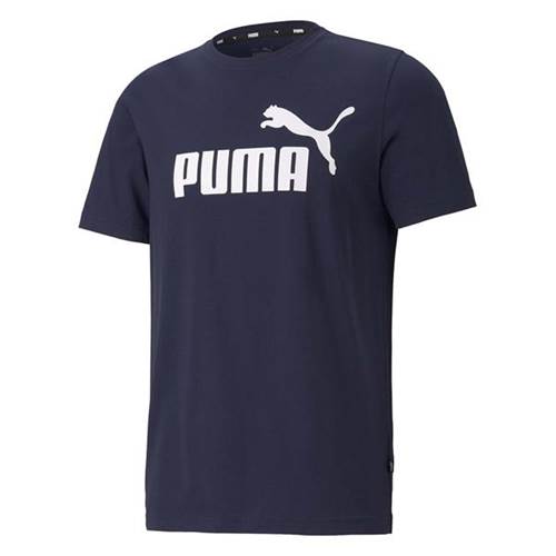 Puma Ess Logo Tee Bleu marine