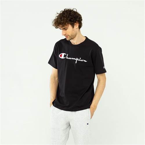 T-shirt Champion Reverse Weave Script Logo Crewneck
