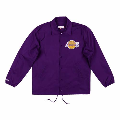 Mitchell & Ness Coaches Windbreaker Jacket Los Angeles Lakers OJBF1032LALYYPPPPURP