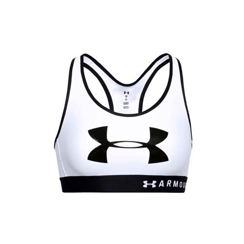 Under Armour Mid Keyhole Graphic Blanc