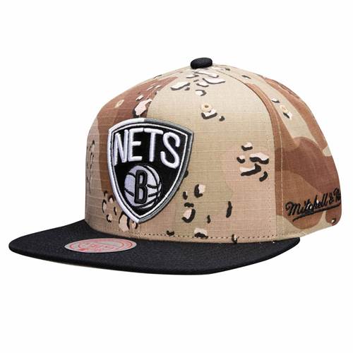 Bonnet Mitchell & Ness Choco Camo Hwc Brooklyn Nets