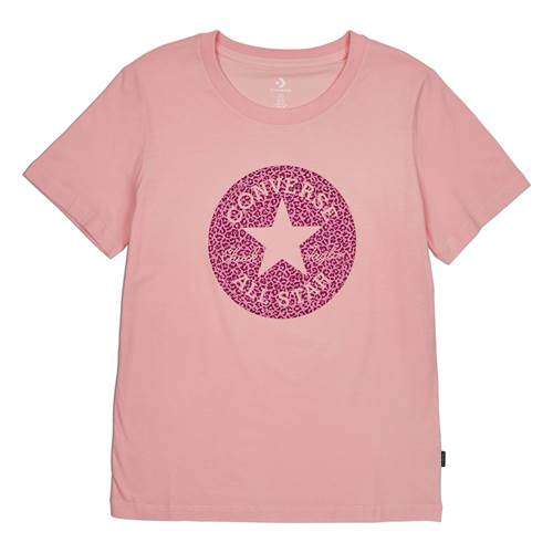 Converse Chuck Taylor All Star Leopard Patch Tee Rose