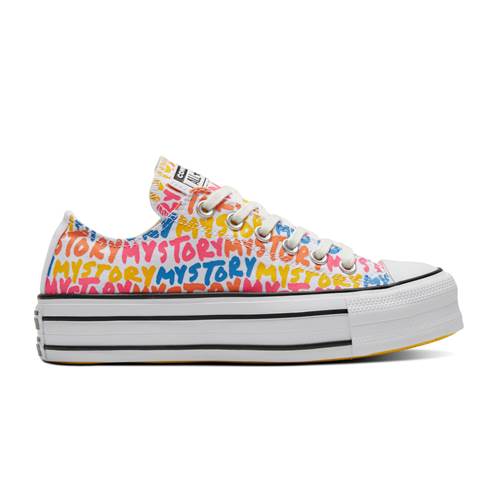 Converse Chuck Taylor All Star Double Stack Lift Blanc,Rose,Jaune