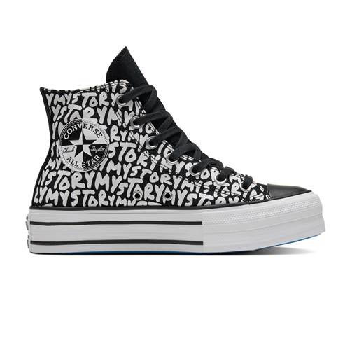 Converse Chuck Taylor All Star Double Stack Lift Blanc,Noir