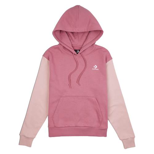 Converse Colorblocked French Terry Hoodie Rose