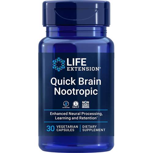 Compléments alimentaires Life Extension Quick Brain Nootropic
