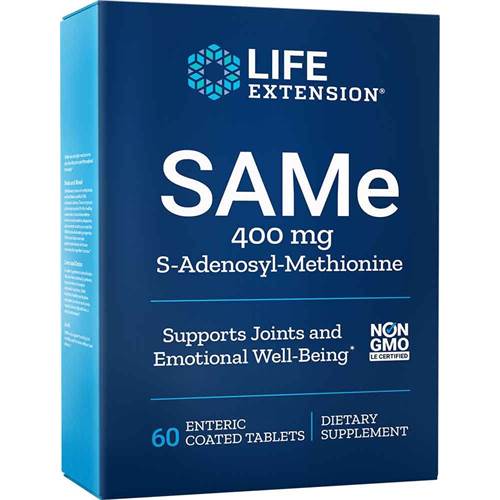 Compléments alimentaires Life Extension Same S Adenosyl Methionine