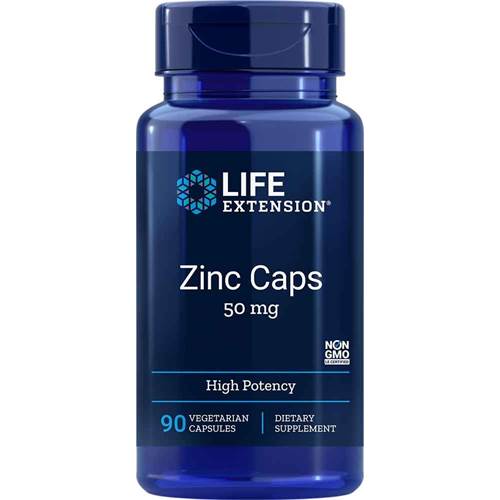 Life Extension Zinc Caps Bleu marine