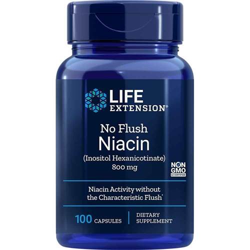 Compléments alimentaires Life Extension No Flush Niacin 640 Mg
