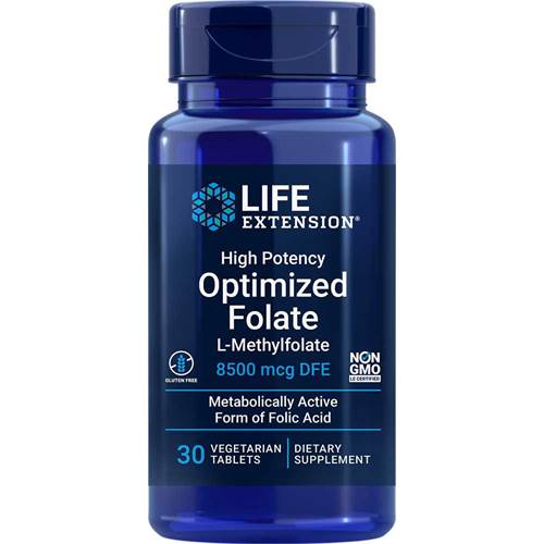 Compléments alimentaires Life Extension High Potency Optimized Folate L Methylfolate