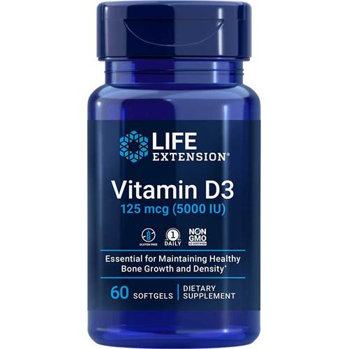 Compléments alimentaires Life Extension Vitamin D3 5000 IU